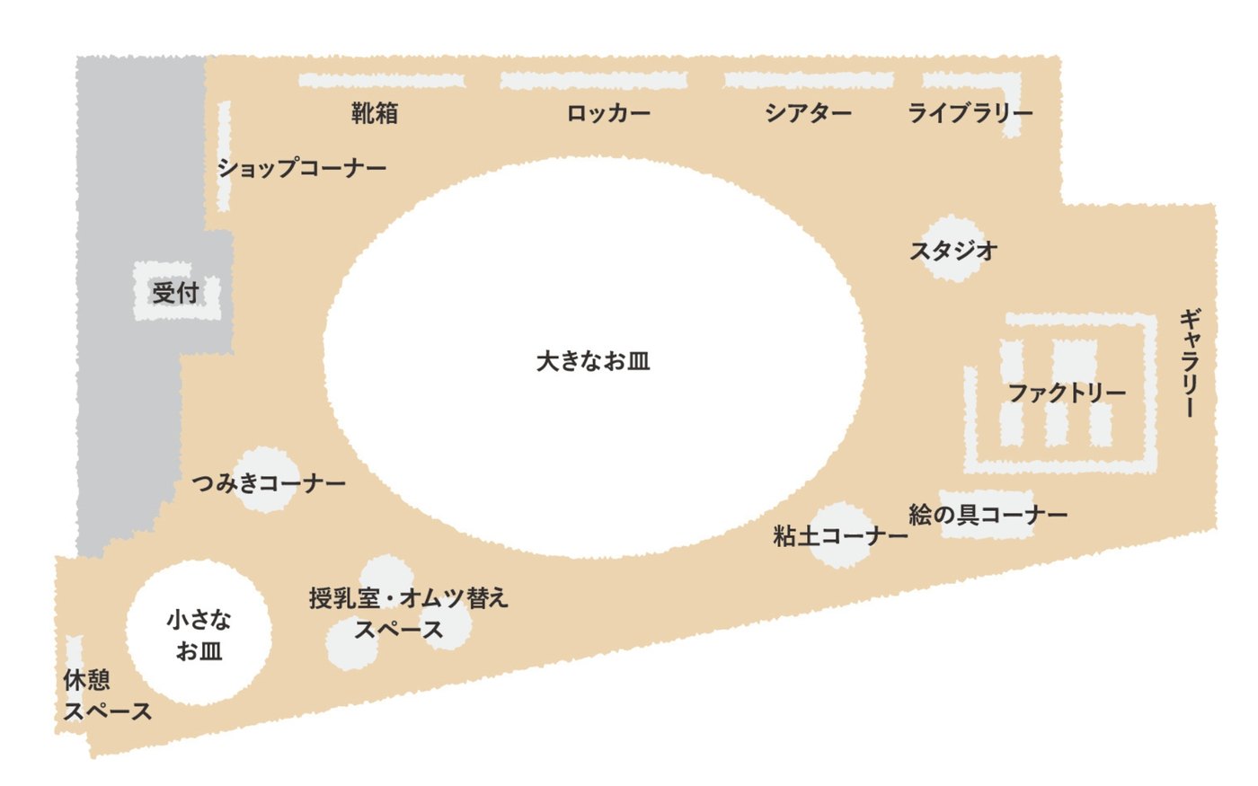 PLAY! PARKのフロアマップ